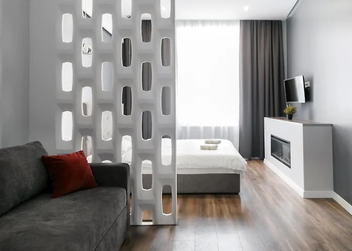 Apartment Exciting Fireplace Lemberg